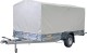 Neptun N15-380 1500kg 380x180x25cm Kippbar inkl. Kurbel jetzt neu mit Stahl Rampe f�r Kleinwagen/ Smart Schneemobil